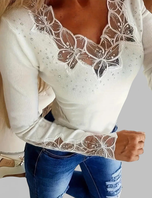 Aurora™ | Jersey elegante con escote en V