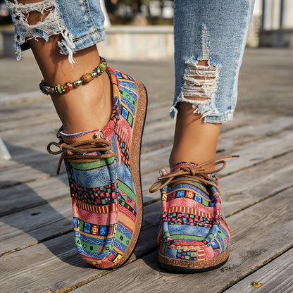 Zapatos Patchwork Bohemios – Comodidad con Carácter