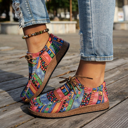 Zapatos Patchwork Bohemios – Comodidad con Carácter