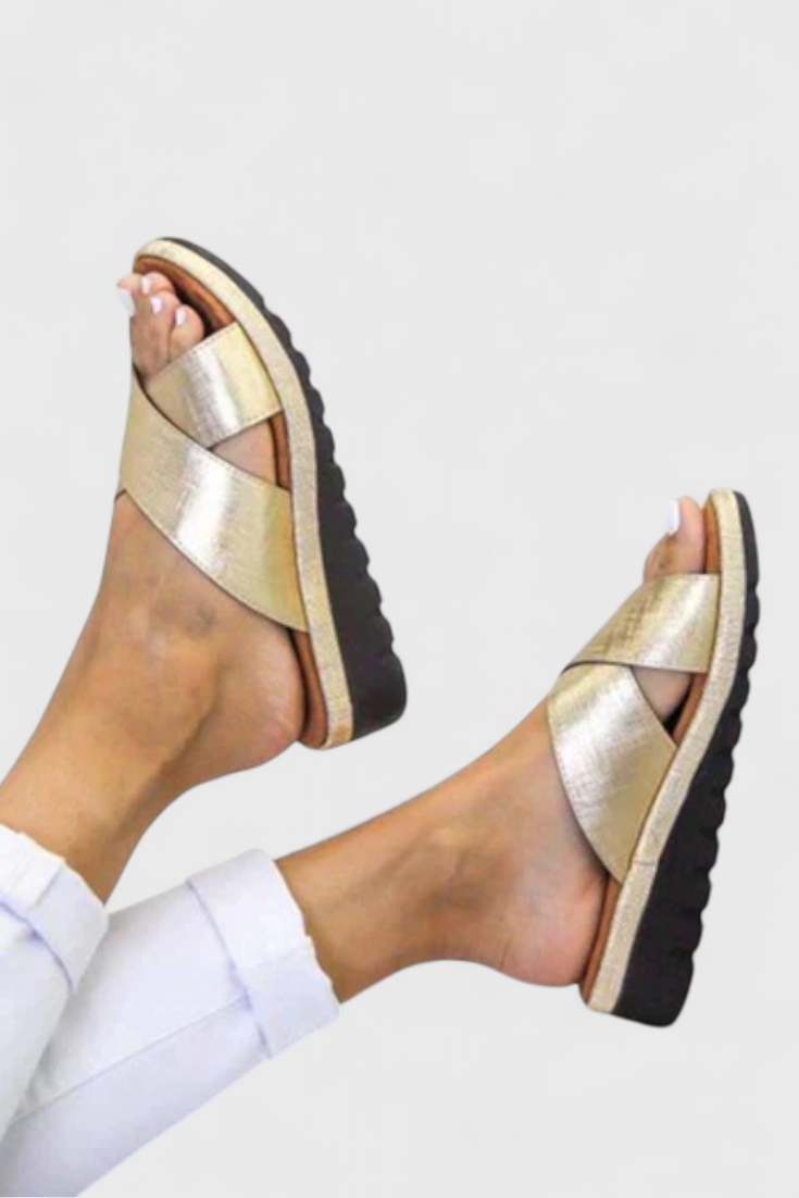 Annelym Sandalias Ortopédicas con Cuña para Exterior