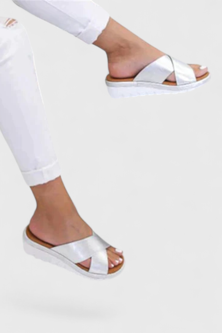 Annelym Sandalias Ortopédicas con Cuña para Exterior