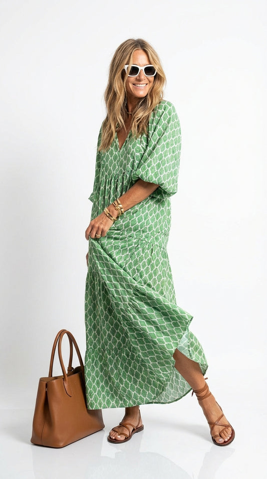 Nina - Vestido Largo estampado