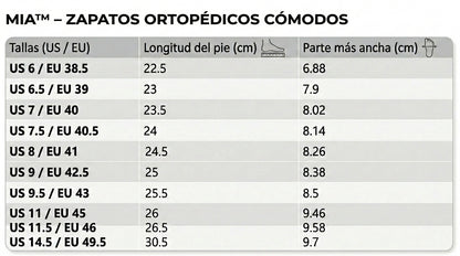 MIA™ – ZAPATILLAS ORTOPÉDICAS CÓMODAS
