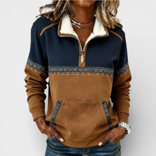 Rita™ | Sudadera suave de media cremallera