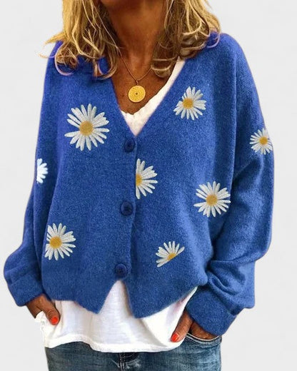 Teresa™ | Cárdigan con bordado floral